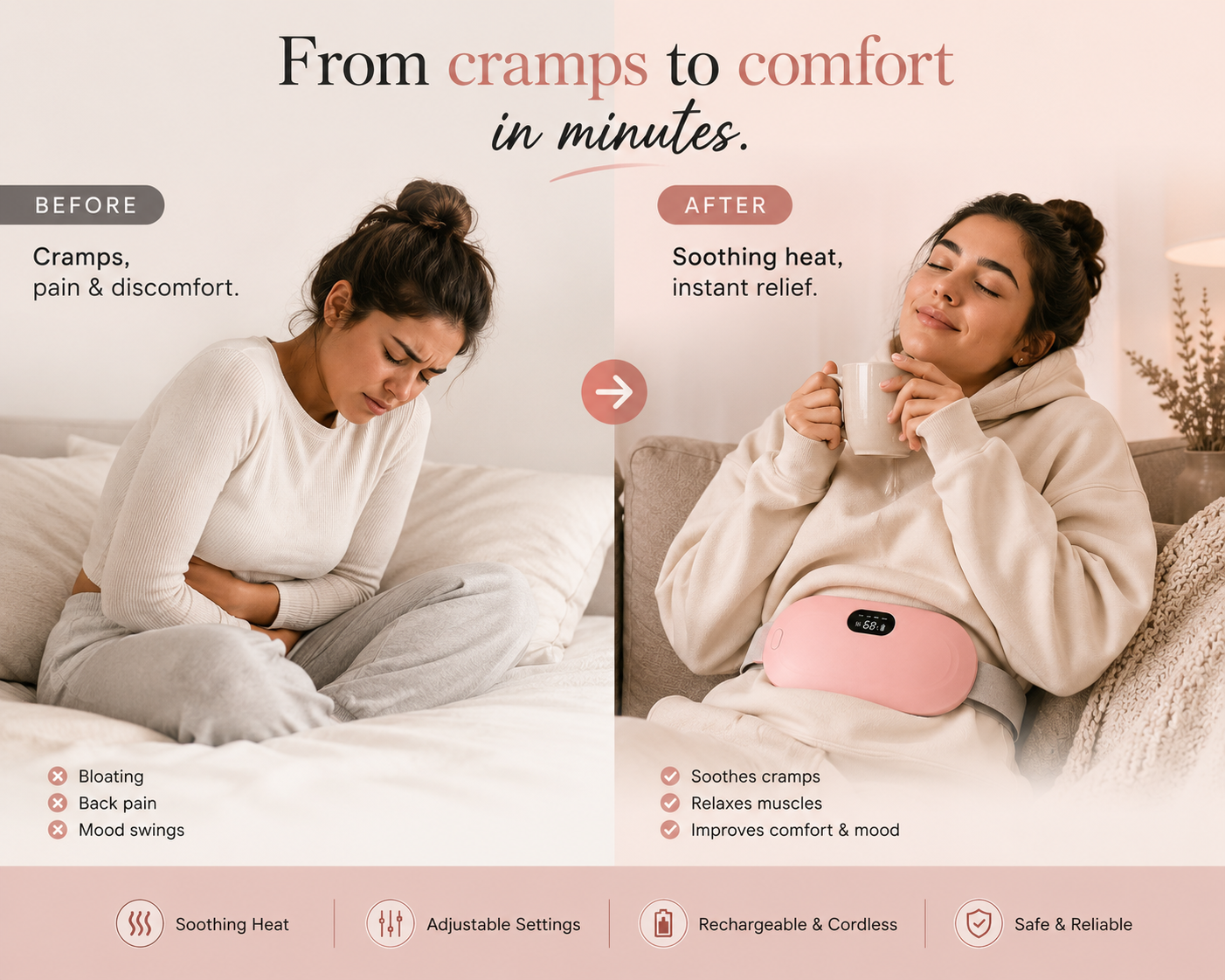 No Cramp™ Period Pain Relief Belt